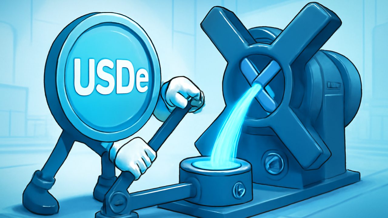 USDe powers an X-shaped credit turbine
