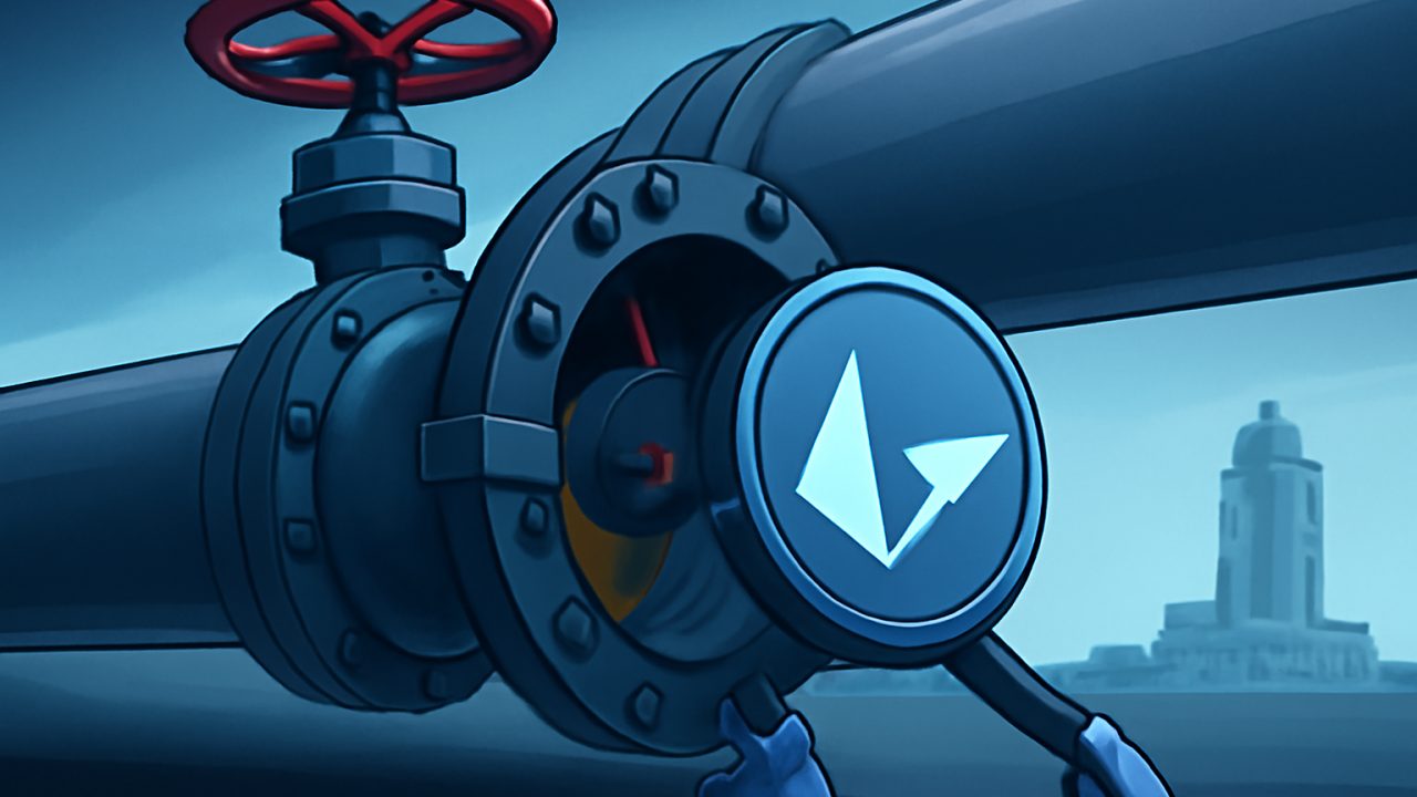 Loopring flow halted by a closing valve