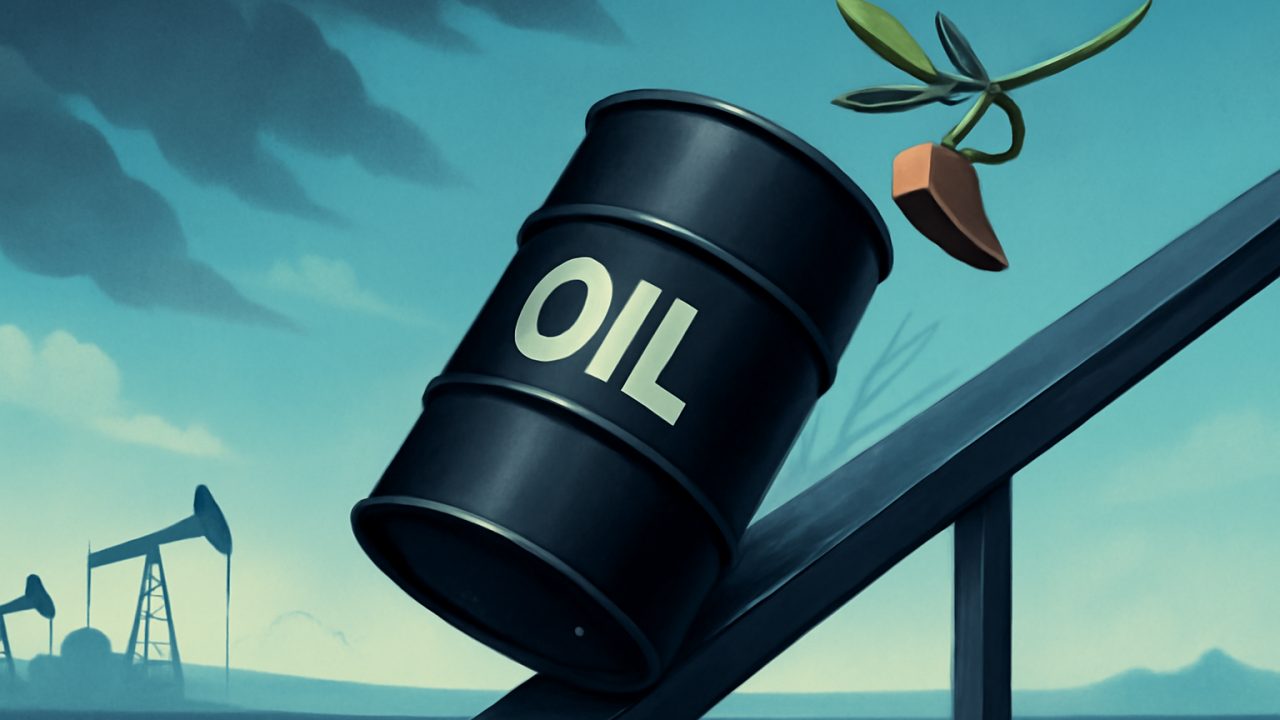 Chock Removed &mdash; Oil Barrel Starts Sliding