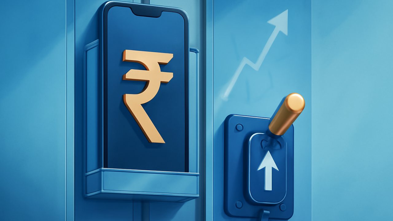 Paytm Smartphone Elevator — Lifted by a Bullish Lever