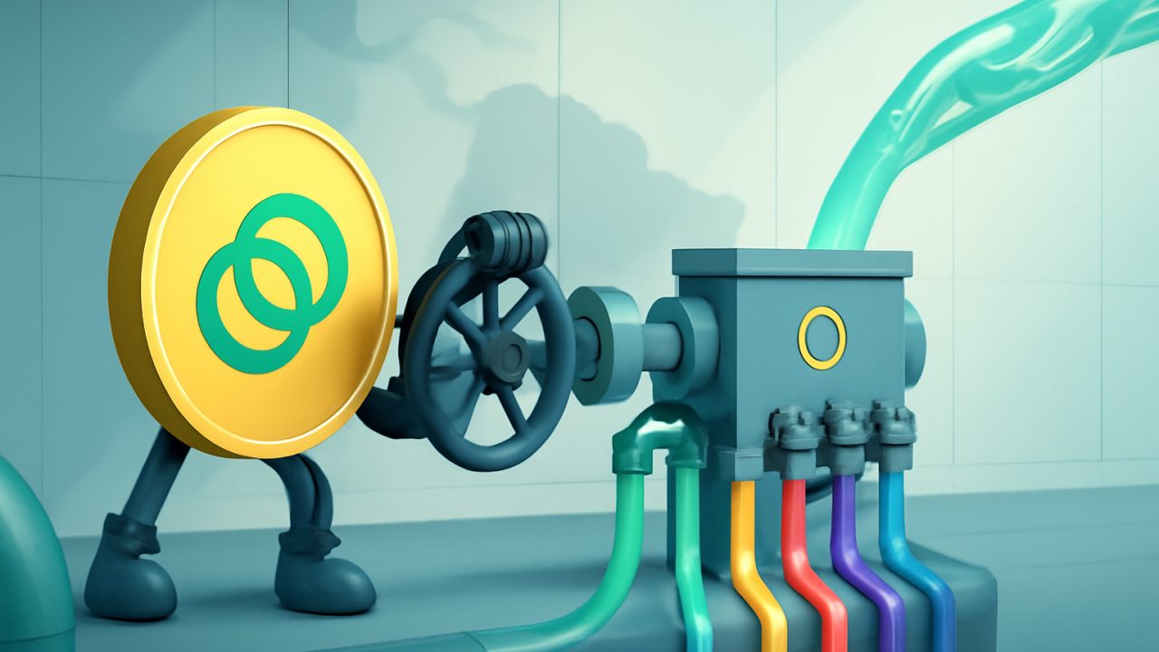 Celo Liquidity Manifold — Six flows merge into the chain