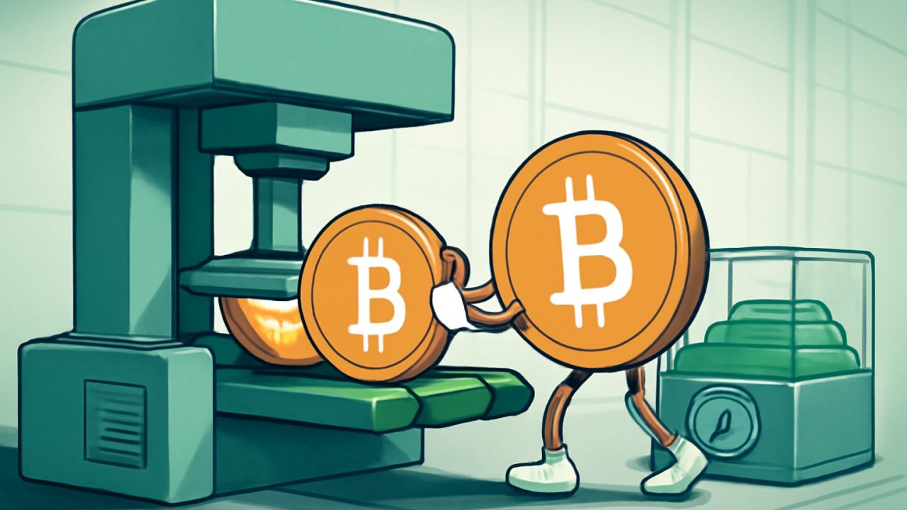 BTC-to-cash conversion press filling reserves