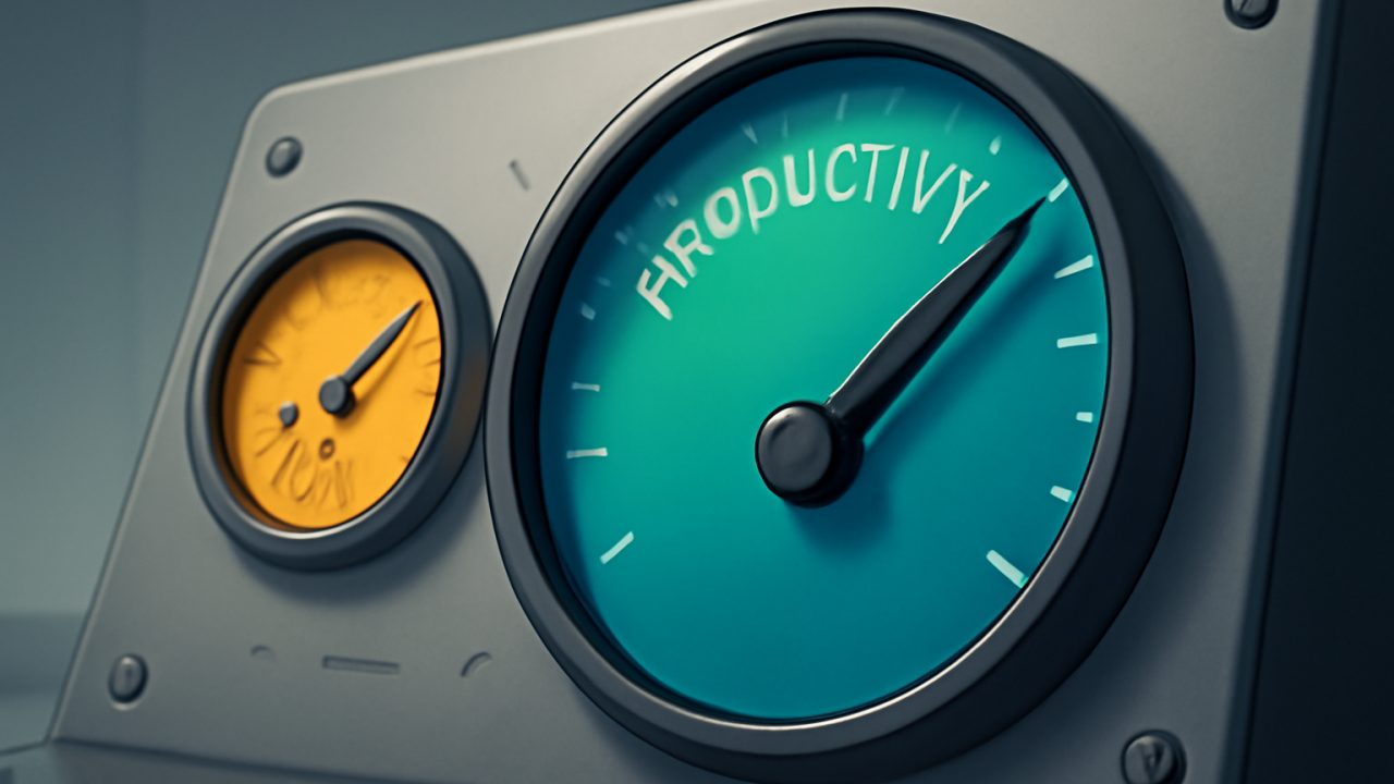 Big Gauge Swings Up, Small Gauge Nudges
